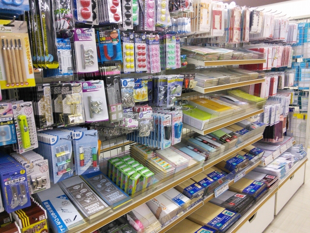 文房具店の内観